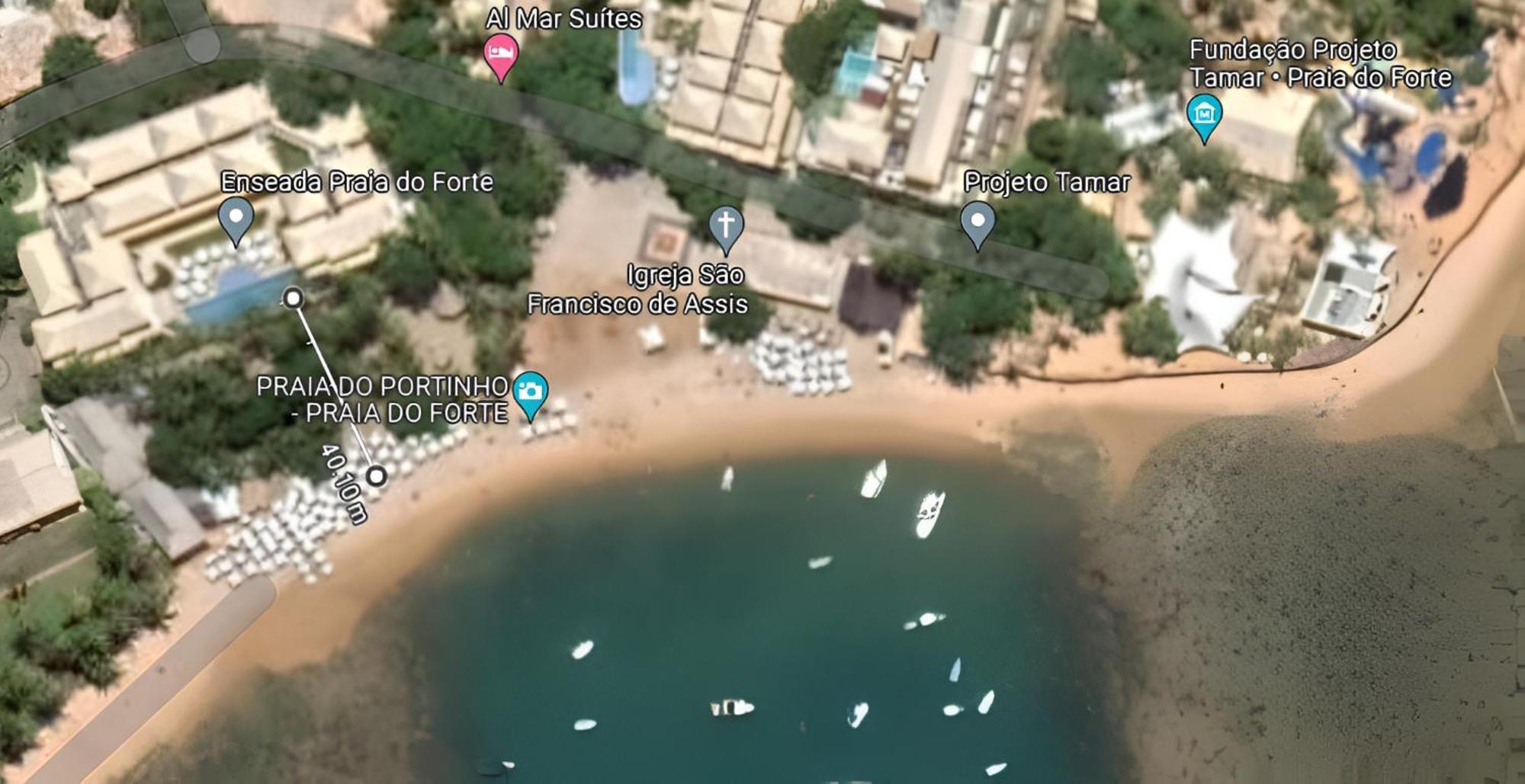 Enseada Praia Do Forte - Vista Mar Praia do Forte Bagian luar foto